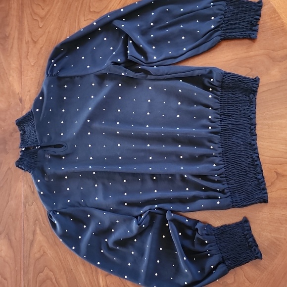 Sheer Rhinestone high neck top - Picture 7 of 11